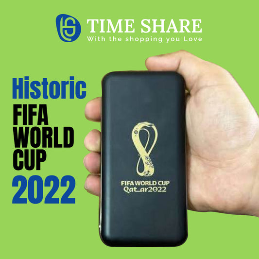 20000mAh FIFA World Cup Power Bank – Dual USB Output | Lightweight & Fast Charging