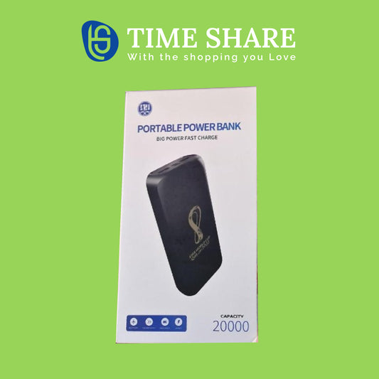 20000mAh FIFA World Cup Power Bank – Dual USB Output | Lightweight & Fast Charging