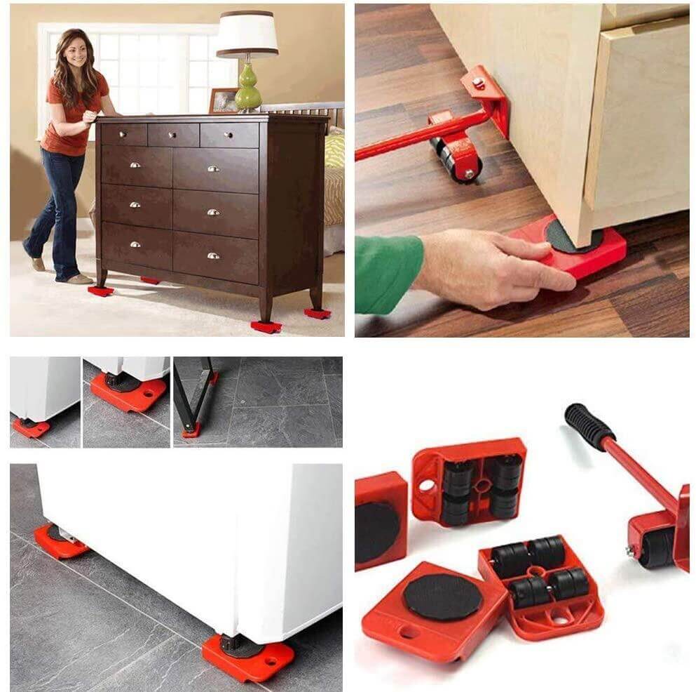 Heavy Furniture Mover Tool Set – Ergonomic Design, 150kg Load Capacity