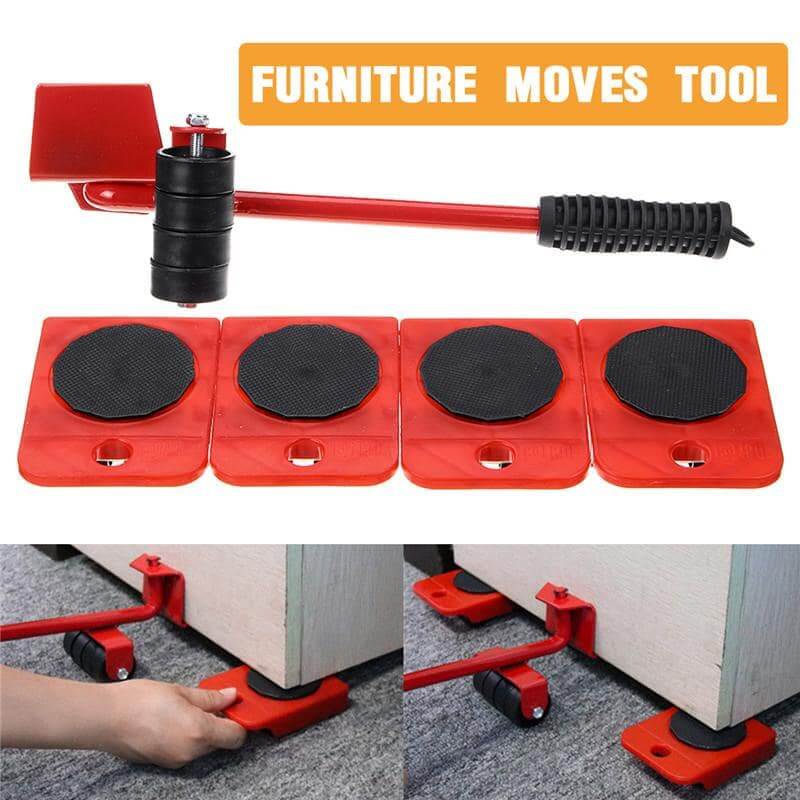 Heavy Furniture Mover Tool Set – Ergonomic Design, 150kg Load Capacity