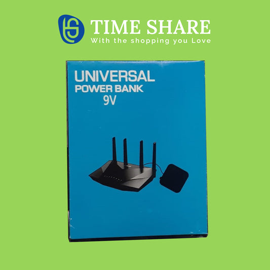 WiFi Router Power Bank 20000mAh – Backup Battery for 9V & 12V Routers