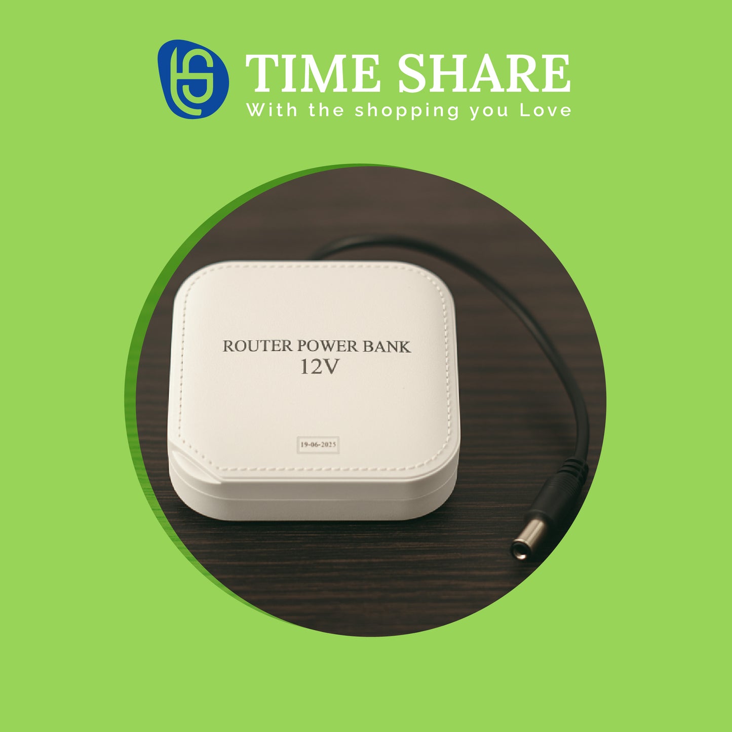 WiFi Router Power Bank 20000mAh – Backup Battery for 9V & 12V Routers