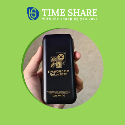 20000mAh FIFA World Cup Power Bank – Dual USB Output | Lightweight & Fast Charging