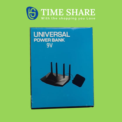 WiFi Router Power Bank 20000mAh – Backup Battery for 9V & 12V Routers