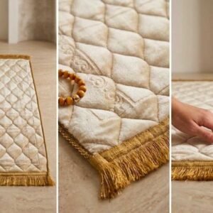royal-cream-embossed-velvet-prayer-mat-janamaz