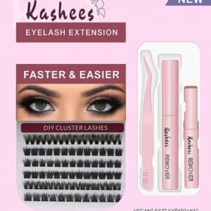 kashees-4-in-1-permanent-eyelash-extension-set-professional-lash-kit-mix-size-2