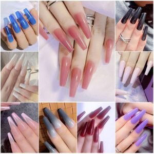 96-pcs-fake-nails-without-glue-or-sticker-multicolor